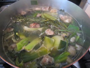 Giblet stock for gravy base